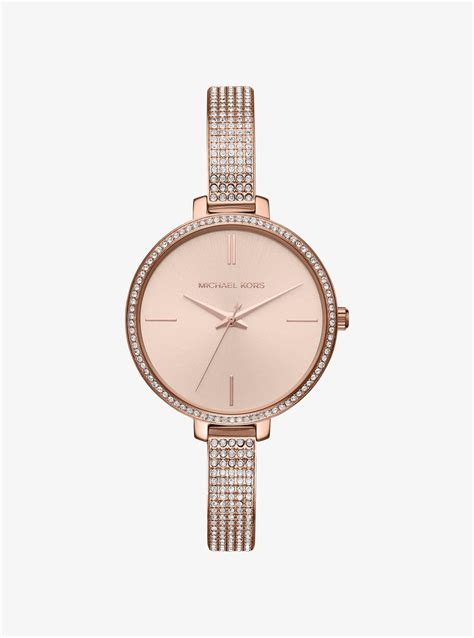 michael kors jaryn pave watch|Jaryn Pavé Rose Gold.